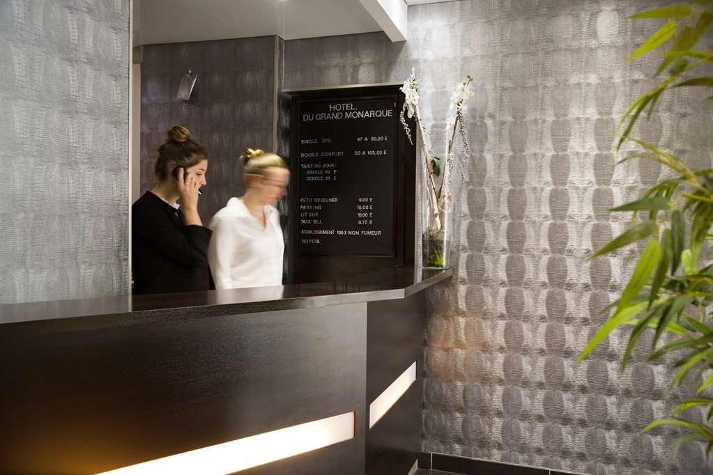 Hotel The Originals Du Grand Monarque Nantes Gare Interiør billede